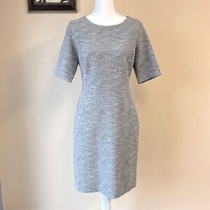 Lands End Gray Midi Dress
